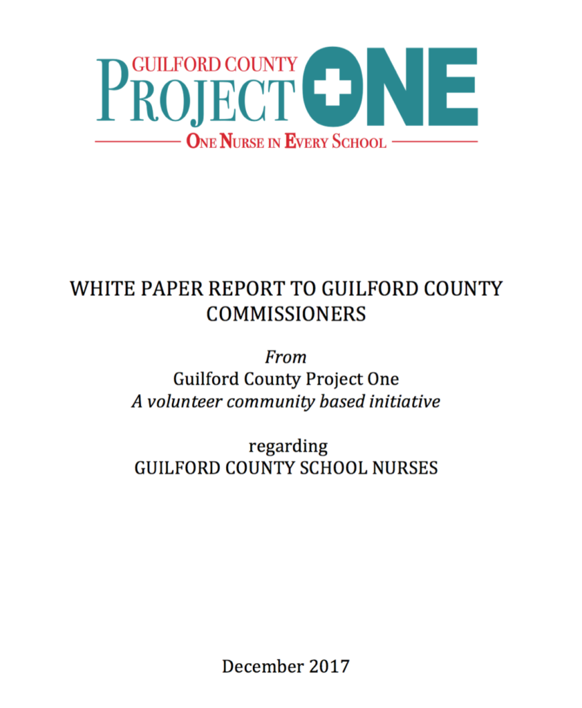 White Paper Report to Guilford County Commissioners cover